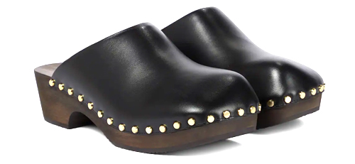 Lucca leather clogs - Khaite